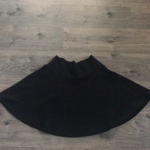 Black skater skirt